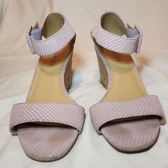 Talbots Lavender Wedge Sandals - Picture 3 of 7